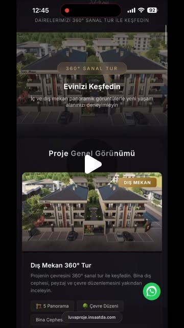 The virtual tour we prepared for Luva Proje.